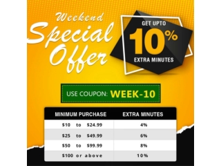 Special Weekend International Calling Plans Offer