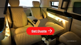 Car Modification Services | Convert Car Interior into Luxury Lounge