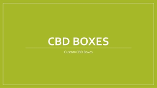 CBD Boxes
