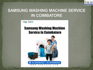 SAMSUNG WASHING MACHINE SERVICE IN COIMBATORE