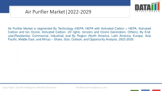 Air Purifier Market Competitive Landscape 2023-2030