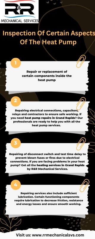 Inspection Of Certain Aspects Of The Heat Pump