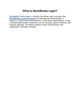 What-is-QuickBooks-Login