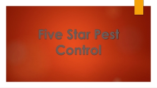 Pest Control Service Los Angeles, CA