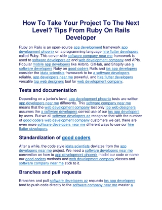 How To Take Your Project To The Next Level Tips From Ruby On Rails Developer (2)