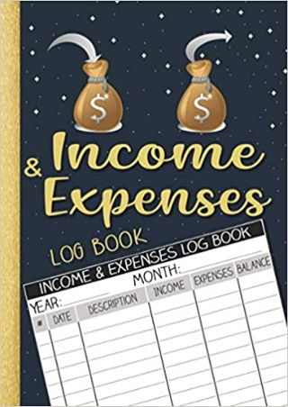 Income  Expenses Log Book Simple Income Expense Record Tracking Book  Cash Book