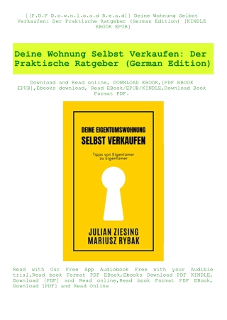 [[P.D.F D.o.w.n.l.o.a.d R.e.a.d]] Deine Wohnung Selbst Verkaufen Der Praktische Ratgeber (German Edi