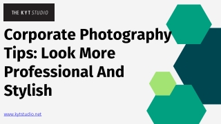 Corporate Photography Tips: Look More Professional And Stylish