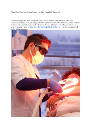 How Many Sessions Does a person Need for Laser Hair Removal.docx