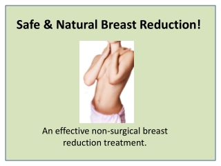 Burn Chest Fat Quickly with Cute B Breast Reduction Pills