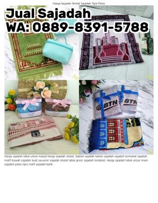 088ᑫ–83ᑫl–5788 (WA) Souvenir Sajadah Murah Sajadah Lipat Souvenir Pernikahan