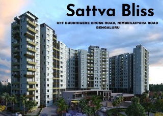 Sattva Bliss Off Buddhigere Cross Road, Bangalore E brochure