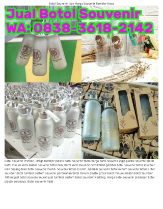 Ô8ᣮ8•ᣮ618•ᒿ14ᒿ (WA) Souvenir Botol Minum Plastik Murah Tumbler Stainless Custom