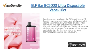 ELF Bar BC5000 Ultra Disposable Vape-10ct