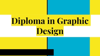 Diploma in Graphic Design Course