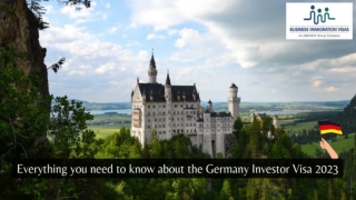 Everything you need to know about the Germany Investor Visa 2023