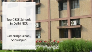 Top CBSE Schools in Delhi NCR