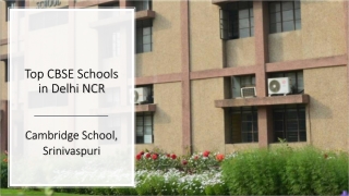 Top CBSE Schools in Delhi NCR