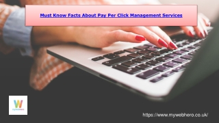 Must Know Facts About Pay Per Click Management Services