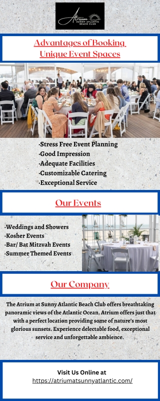 Advantages of Booking  Unique Event Spaces