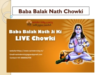 Baba Balak Nath Chowki | Book Now at Organizer Near