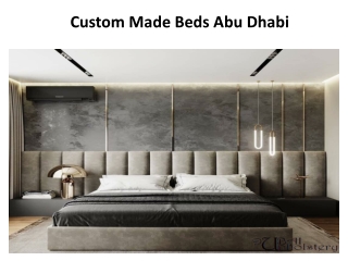 Custom Made Beds Abu Dhabi