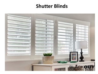 Shutter Blinds