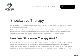 Shockwave Therapy Treatment Springwood