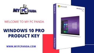 Windows 10 Pro Product Key