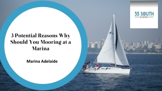 3 Potential Reasons Why Should You Mooring at a Marina