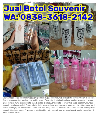 O8౩8•౩Ꮾ18•ᒿ1Կᒿ (WA) Grosir Tumbler Murah Souvenir Botol Rotan