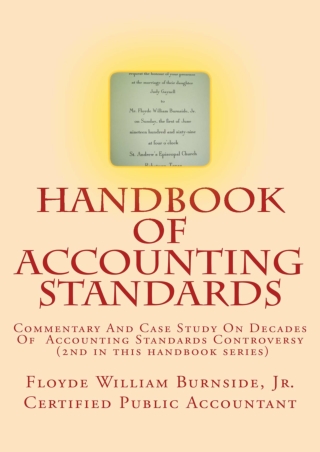 Handbook of Accounting Standards Handbooks of Accounting 2