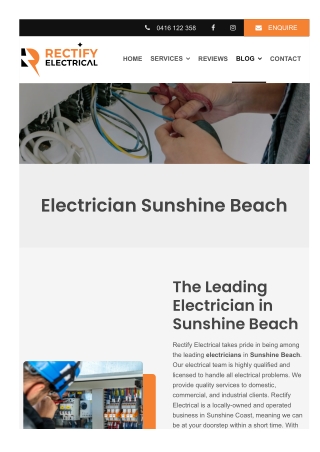 Electrician Sunshine Beach