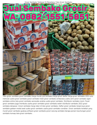 ౦88ᒿ·l55l·585l (WA) Mau Buka Usaha Grosir Sembako Sales Grosir Sembako