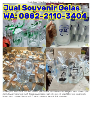 088ᒿ.ᒿ110.3Կ0Կ (WA) Harga Souvenir Gelas Sablon Souvenir Pernikahan Gelas