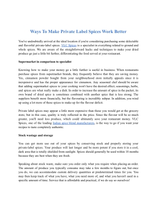 Ways To Make Private Label Spices Work Better.docx