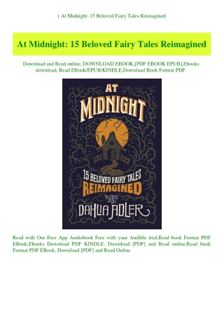 (B.O.O.K.$ At Midnight 15 Beloved Fairy Tales Reimagined (DOWNLOAD E.B.O.O.K.^)