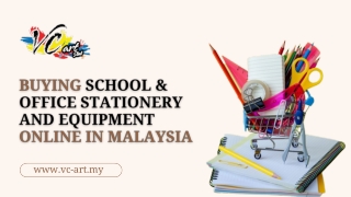 Buying School & Office Stationery and Equipment Online in Malaysia