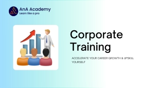 Corporate Training Program in Madurai - AnA Academy
