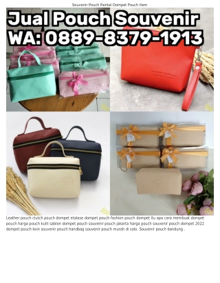 Ô889•8౩ᜪ9•l9l౩ (WA) Pouch Souvenir Bag Harga Souvenir Pouch Untuk Pernikahan