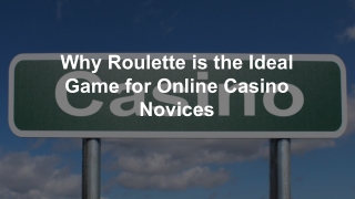 Why Roulette is the Ideal Game for Online Casino Novices 8