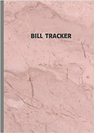 Bill tracker Simple Monthly Bill Payment Checklist Tracker Log Book Organizer