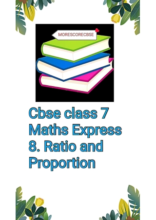 class 7 Ratio and proportion complete pdf