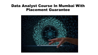 Data Analyst Course In Mumbai With Placement Guarantee