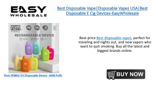 Best Disposable Vape