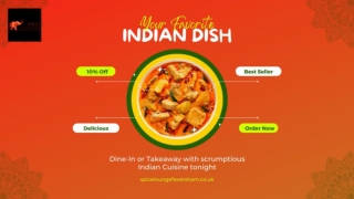 Spice Lounge | Restaurants near me | Indian Restaurant near me | Indian Takeaway