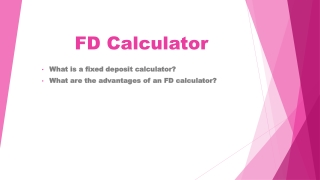 FD Calculator | Motilal Oswal