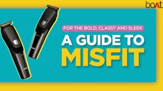 Best Beard Trimmer for Men - Misfit