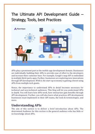 The Ultimate API Development Guide Strategy, Tools, best Practices