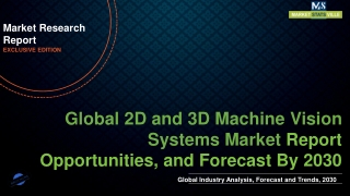 2D and 3D Machine Vision Systems Market to Reach US$ 31.6 billion by 2030